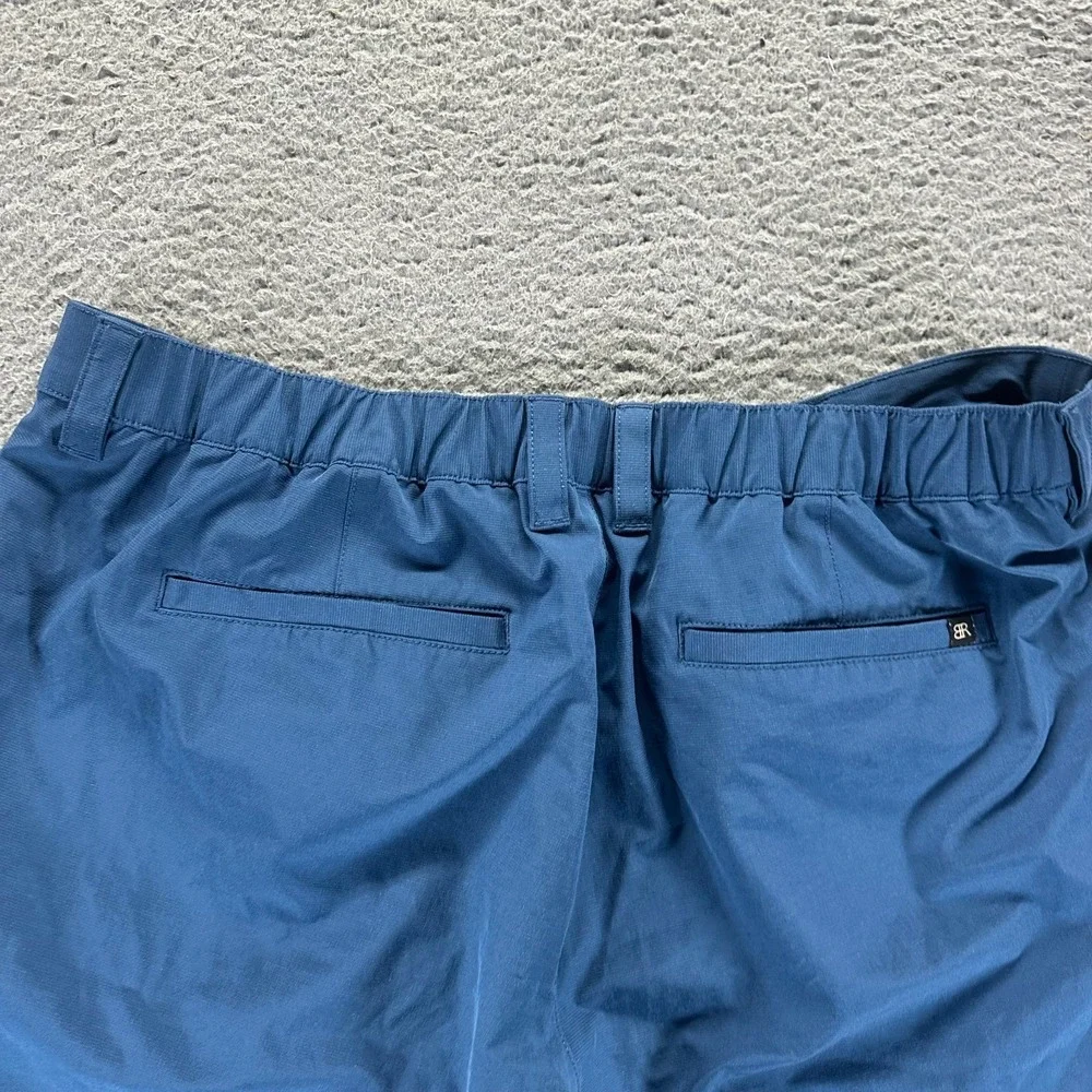 Banana Republic Shorts Men 38 Blue Polyester Athletic Sports Performance Stretch
